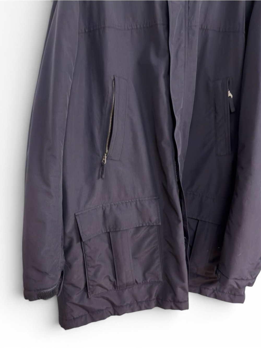Lands’ End The Squall Parka Men’s XXL Navy Waterproof Fleece Lined Winter Jacket - Picture 7 of 11